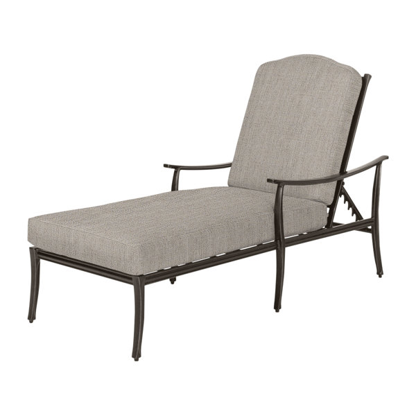 Gensun Edge Chaise Lounge Frame with Sunbrella Cushions Perigold